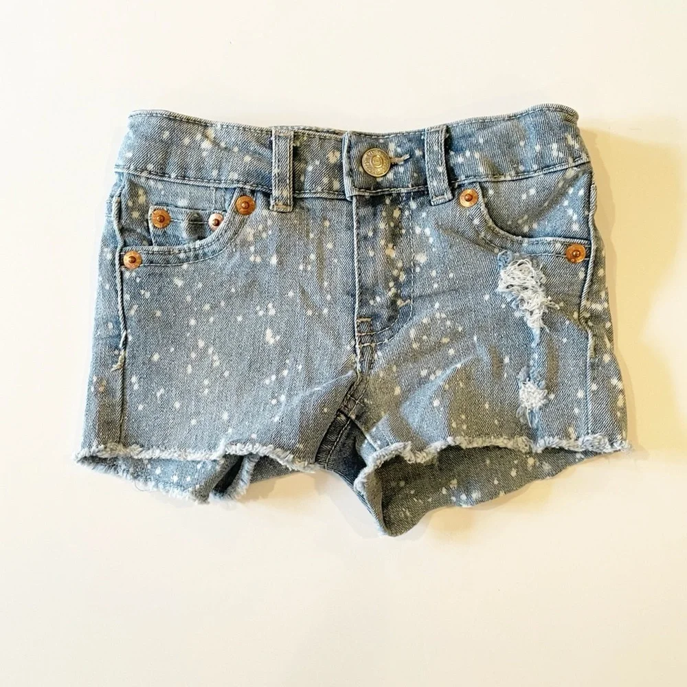 Levi’s 2T Shorty Short denim cut off shorts